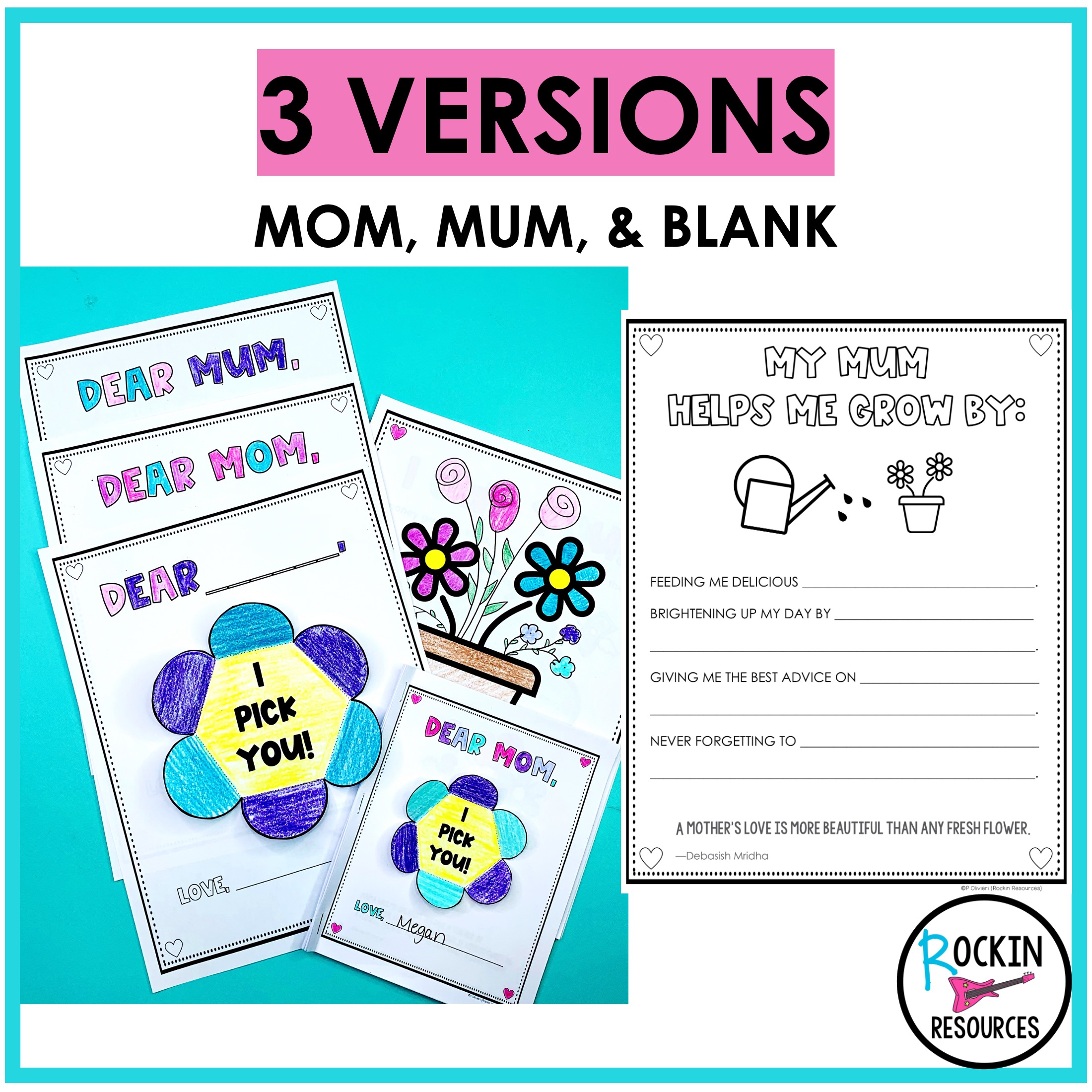 Mother's Day Booklet | U.S. and UK Versions - Image 4