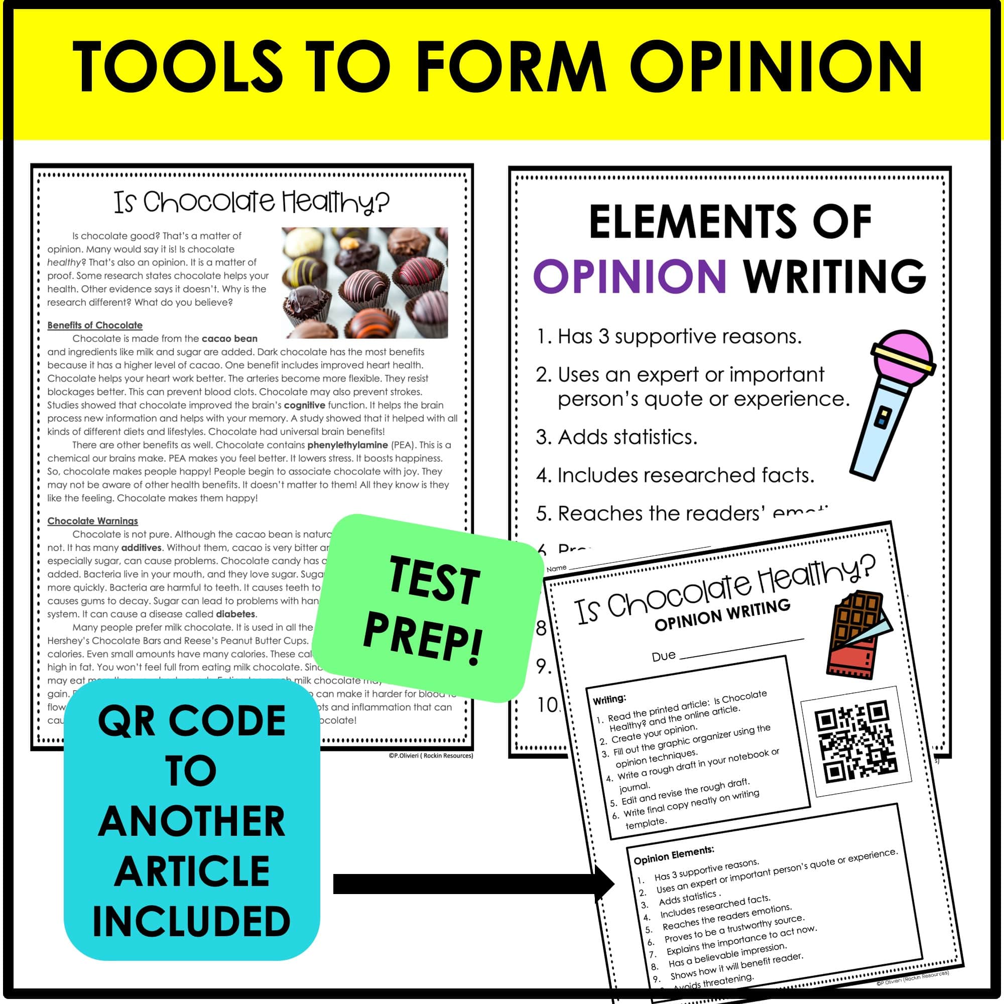 Opinion Writing Prompt: Is Chocolate Healthy? - Image 2