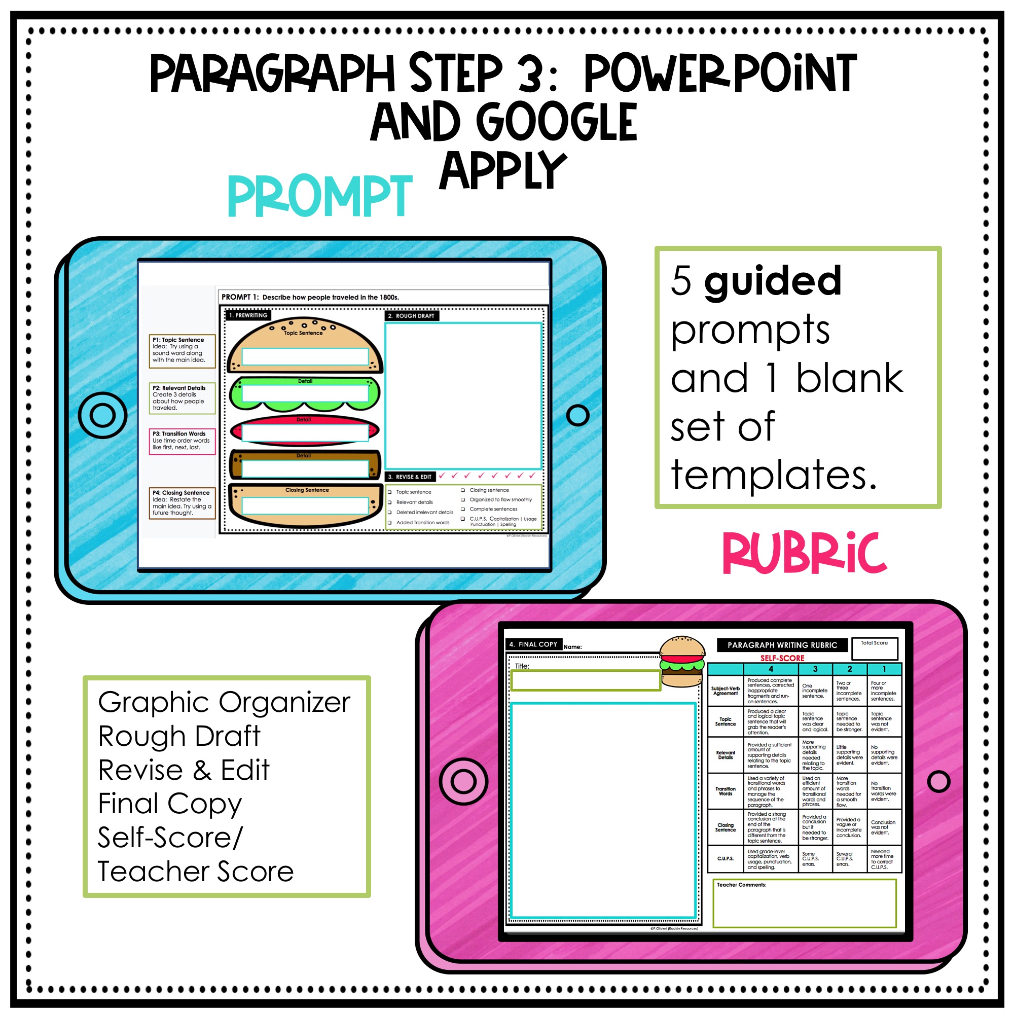 Sentence Structure and Paragraph Writing for Middle School | GOOGLE - Image 7