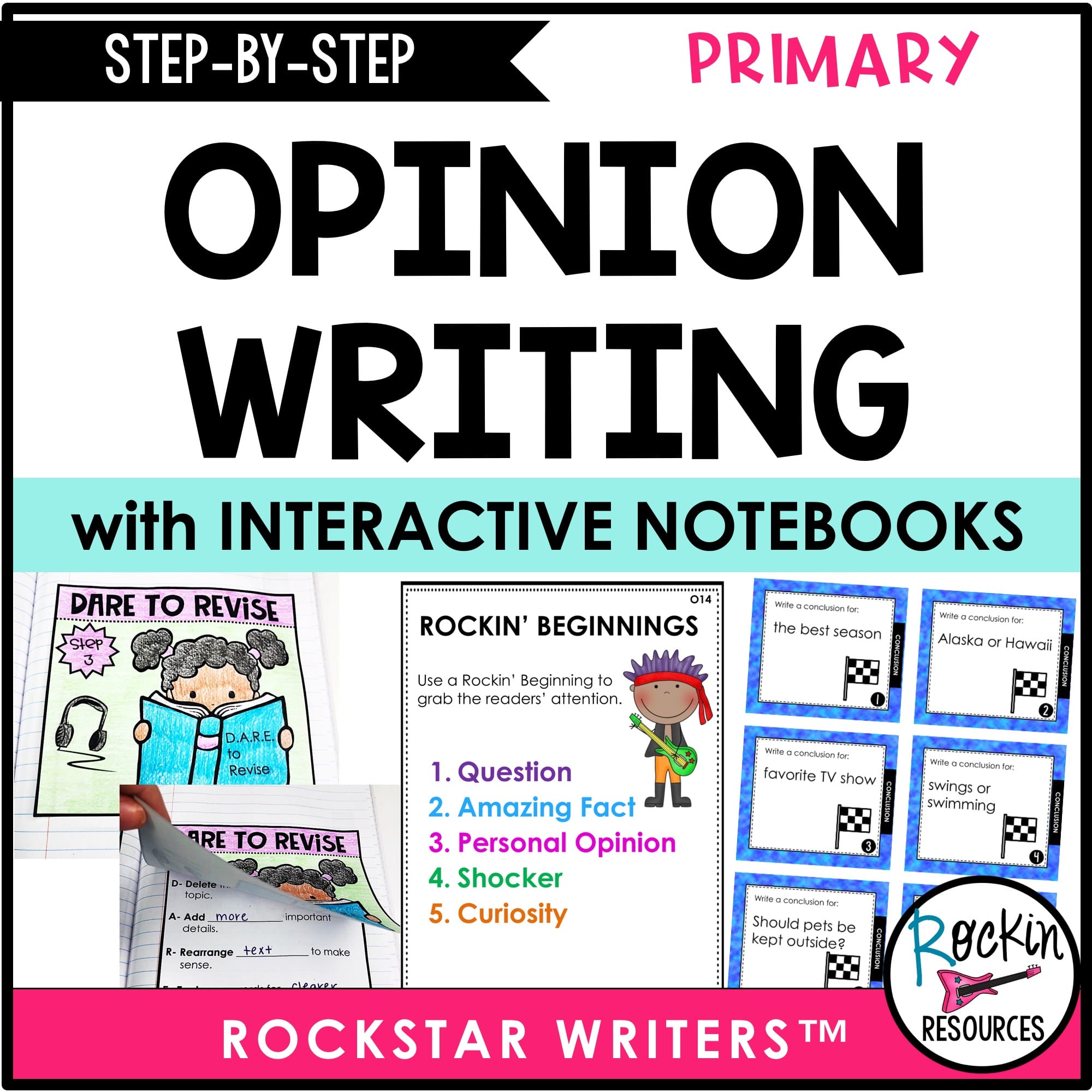 Primary Step-by-Step Opinion Writing