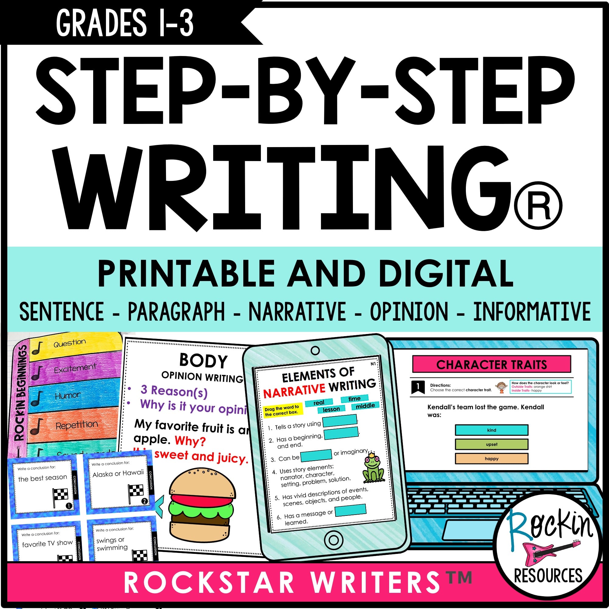 Primary Step-by-Step Writing® Print and Digital