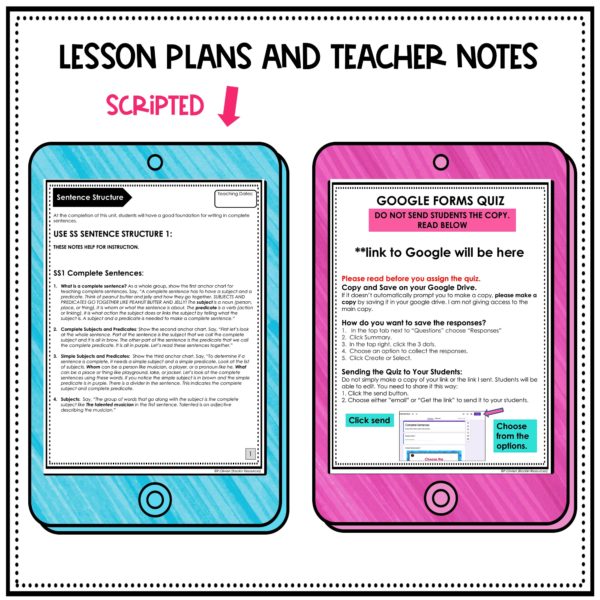 Sentence Structure GOOGLE Version - Rockin Resources